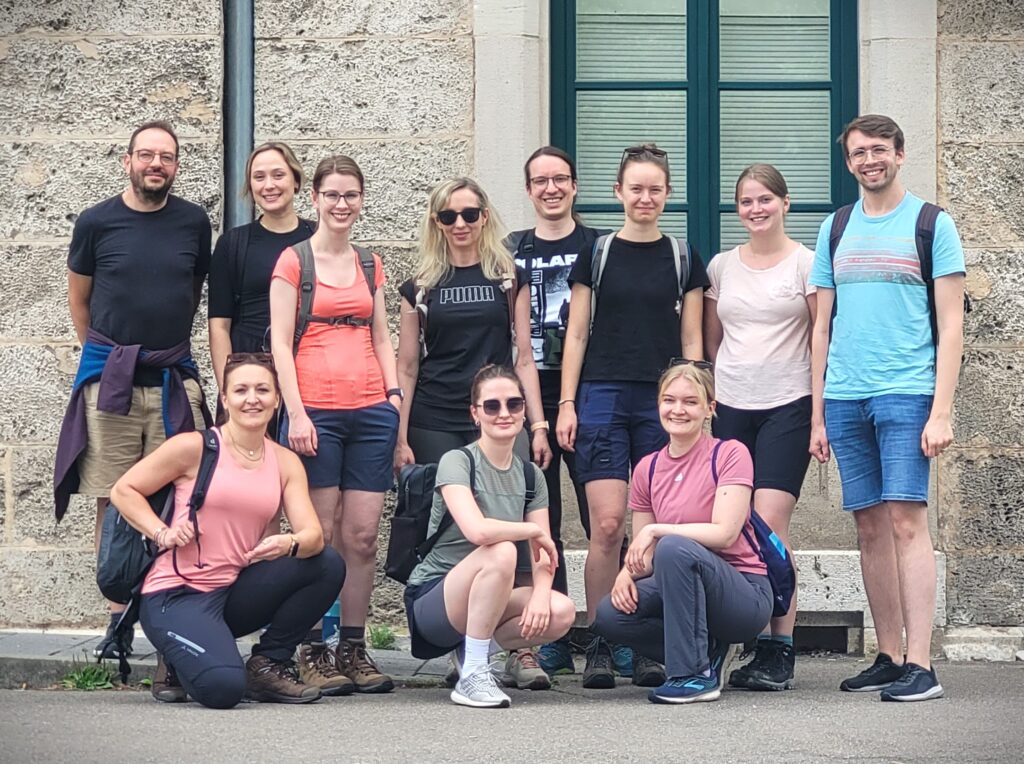 Group picture of BVT people before the hike during the reatreat