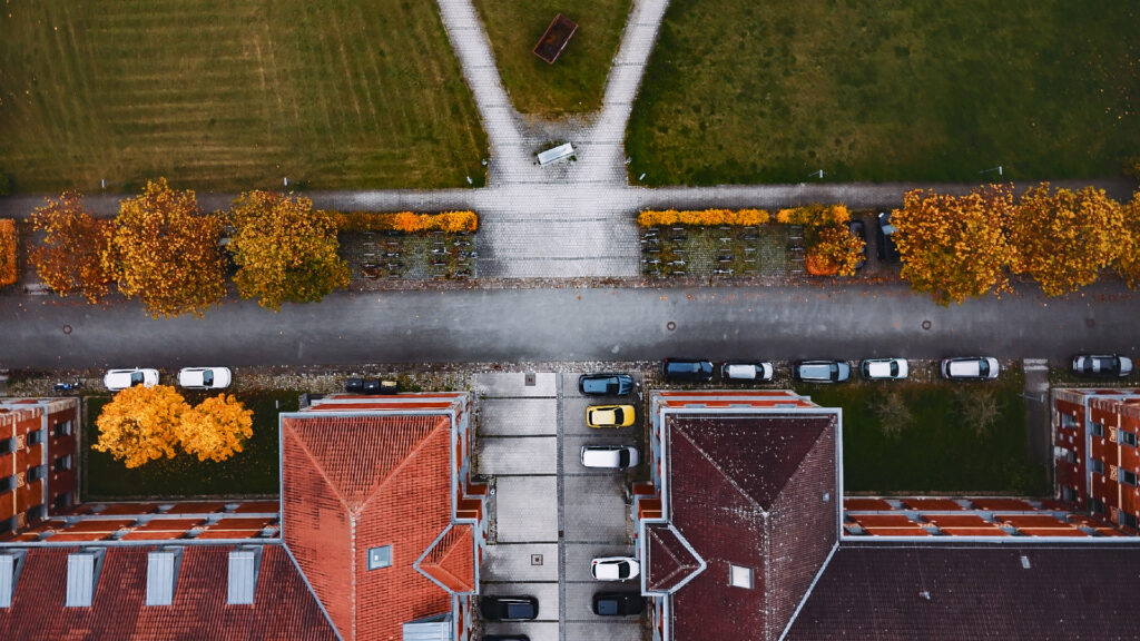 A bird perspective picture of the Röthelheim campus
