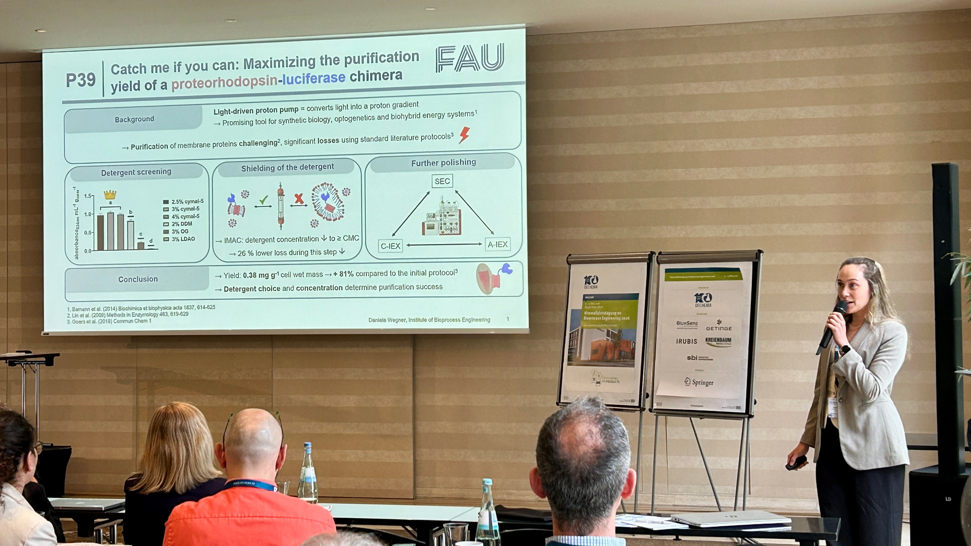 Daniela Wegner (female) presenting at the HIT 2026
