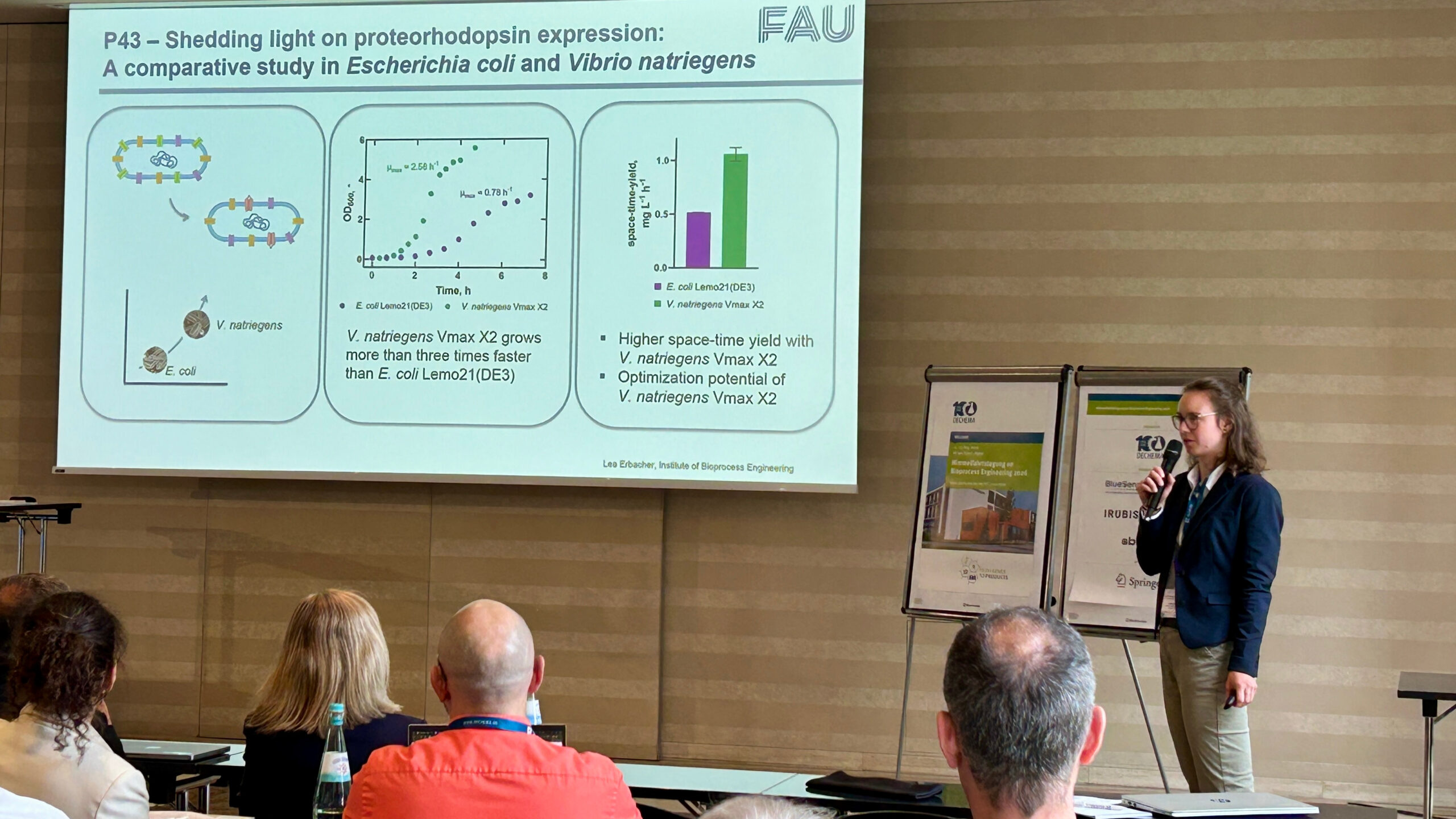 Lea Erbacher (female) presenting at the HIT 2026
